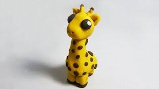 Cómo hacer una jirafa de plastilina paso a paso fácil explicado arcilla polimérica