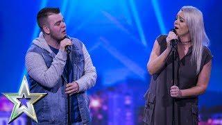Lucy presses her Golden Buzzer for mother & son duo Sharon and Brandon  Irelands Got Talent 2019