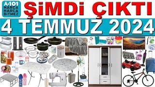 A101 4 TEMMUZ 2024 KATALOĞU  EV GEREÇLERİ MUTFAK ÜRÜNLERİ  A101 AKTÜEL ANNE BEBEK  A101