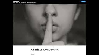 What is Security Culture?  - CrimethInc.