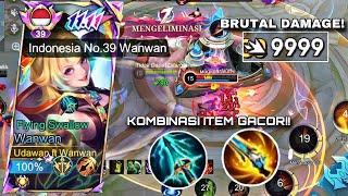 DUO COMBO ITEM INI BIKIN WANWAN AUTO BARBAR 9999 DAMAGE SKY PIERCER + MALEFIC GUN GLOBAL WANWAN