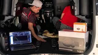 Toyota alphard upgrade sound system