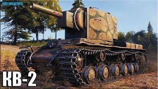 7к урона на КВ-2 World of Tanks  лучший бой ТТ СССР 6 уровня