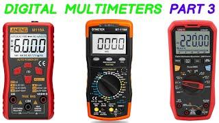 Aneng m118a Btmeter bt-770m Uni-t ut61b+ ut61e+ ut61d+. Digital Multimeters. Part 3