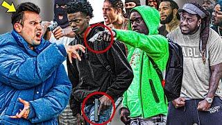 Throwing FAKE GANG SIGNS in OBlock Chicago GONE WRONG MUST WATCH