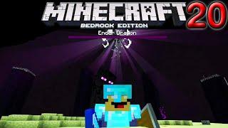 Having A Hard Time Beating The Ender Dragon?  Do This -  Minecraft Bedrock 1.18 Survival Ep.20