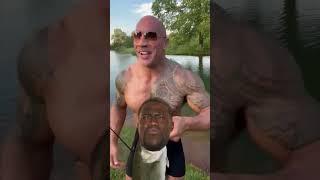 Dwayne Johnson did it to Kevin hart in a hook to catch the fish #kevinhart #dwaynejohnson