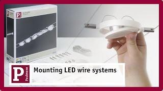 LED wire system – flexible positioning and easy installation