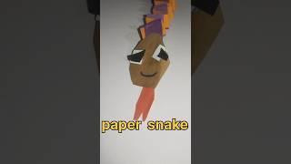 How to Make a Paper Snake  Easy DIY Paper Craft Tutorial #diy #craft #experiment #shortsfeed #art