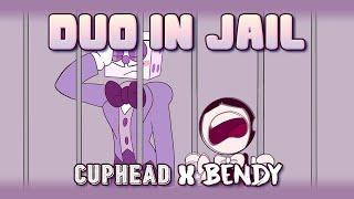 Duo in Jail Part 1 Cuphead x Bendy Crossover Comic Dub