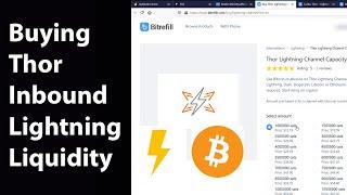 Buying Thor Inbound Liquidity from Bitrefill for Bitcoin Lightning Channels