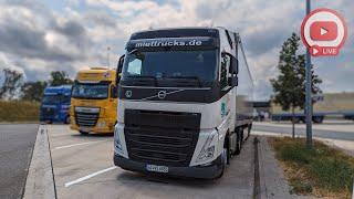 POV Truck driving. LIVE Volvo FH500 2022. ENGDEPT
