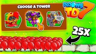 Can we beat the Rogue-like mod with 25x Bloons? Modded BTD 6