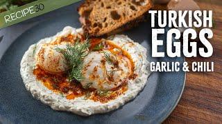 Dreamy Turkish Garlic & Chili Eggs - Easy Breakfast