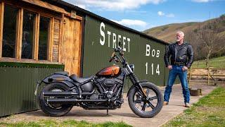 As Cool As It Gets Harley-Davidson Street Bob 114 CruiserChopperBobber Motorcycle Review.