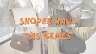 SHOPEE HAUL TAS GEMES DI SHOPEE  SHOPEE HAUL INDONESIA