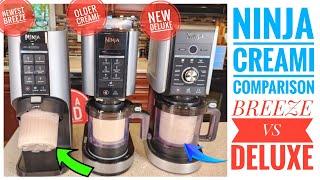 Ninja CREAMi Ice Cream Maker Comparison New Breeze vs Deluxe      I LOVE ALL 3