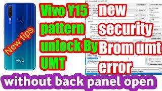 Vivo Y15 1901 Lattest security Unlock By UMT  Vivo Y15 PinPassword Reset Without backpanel Open