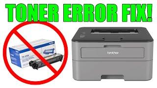 OVERRIDE Brother HL-L2300D Printer Low Toner Reset Error FIX