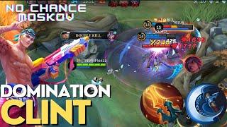 TANKS STAND NO CHANCE  Clint Mythical Glory Gameplay Mobile Legends