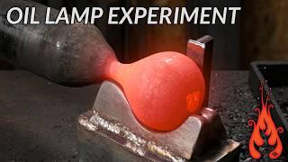 Blacksmithing - The Oil Lamp Experiment