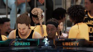 NBA 2K21 WNBA - Los Angeles Sparks vs New York Liberty 5302021 1080p 60FPS