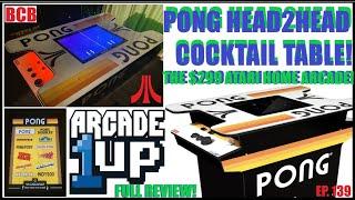 BCB 139 Pong Head2Head Cocktail Table by Arcade1Up Assembly & Review All 12 Games