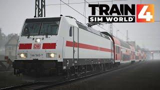 Ersatzzug im Regenschauer  BR 146.5 DB Fernverkehr  TRAIN SIM WORLD 4 #106