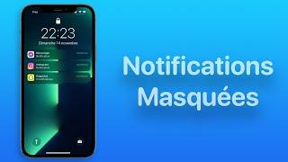 Masquer le contenu des notifications sur votre écran verrouillé