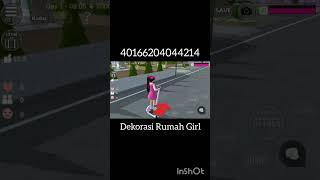 ID Dekorasi Rumah Girl  Sakura School Simulator #shorts #sakuraschoolsimulator