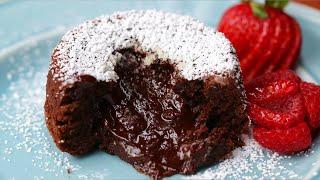 How To Make A Chocolate Lava Cake • Tasty