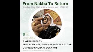 Webinar From Nakba To Return with Zochrot
