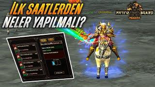 İLK SAATLERDEN NELER YAPMALIYIZ? - M2-BOARD SUMMER ÖĞRETİCİ - Bölüm 1 - #m2board #metin2 #mt2pvp