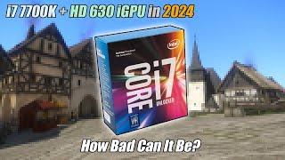 How Bad Are Intel HD 630 Graphics These Days?