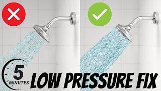 DONE RIGHT Fix Shower Head Low Water Pressure  Delta Kohler Moen