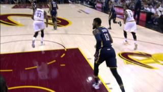 Paul George & LeBron James Trade Dunks In Cleveland  April 2 2017