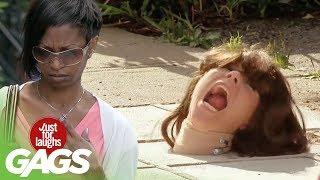 Screaming Severed Head Prank - Just For Laughs Gags