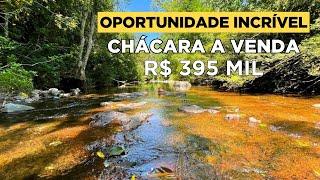 VENDIDO - CHÁCARA CASA ÓTIMA TRÊS QUARTOS FRUTAS RIO E INTERNET R$395MIL