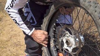 How To Repair A Motorcycle Flat Tire On The Trail  MC Garage