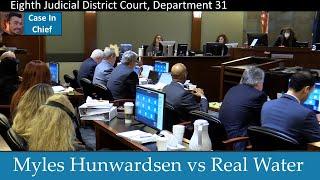 Myles Hunwardsen vs Real Water Part 1 January 30 2024