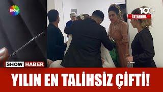 Talihsiz çift düğünden önce hastaneye gittiler