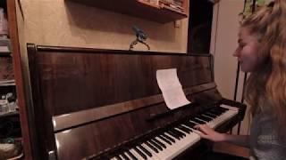 Пианино кавер на Алену Швец - Кудрявые в исполнении Анастасии  Разорёновой