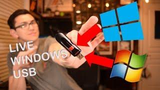 Install and Run Portable Windows 7810 Off a Live USB Flash Drive