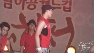 FANCAM 100626 Junho World Cup Cheering Event - dont stop cant stop