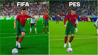 CRISTIANO RONALDO Penalty  FIFA vs PES • 2005 to 2023