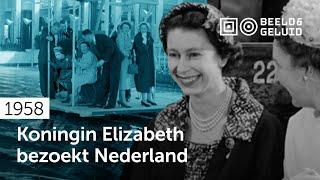  Koningin Elizabeth in Nederland 1958