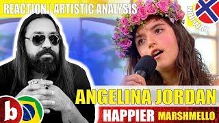 ANGELINA JORDAN Happier Marshmello - Reaction SUBS