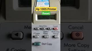 Hp laserjet printer 1005 reset default seting #hpprinter #printer  #epsonprinter #epson #gigabytela