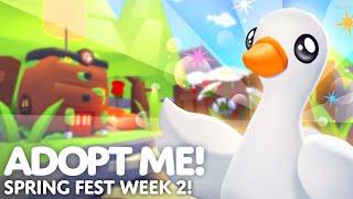 ‍️New BUILDING MINIGAME Two BRAND NEW SPRING PETS Springfest Week 2 Adopt Me On Roblox