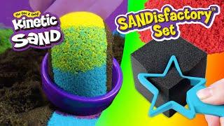 NEW Kinetic Sand Sandisfactory Set How To Play